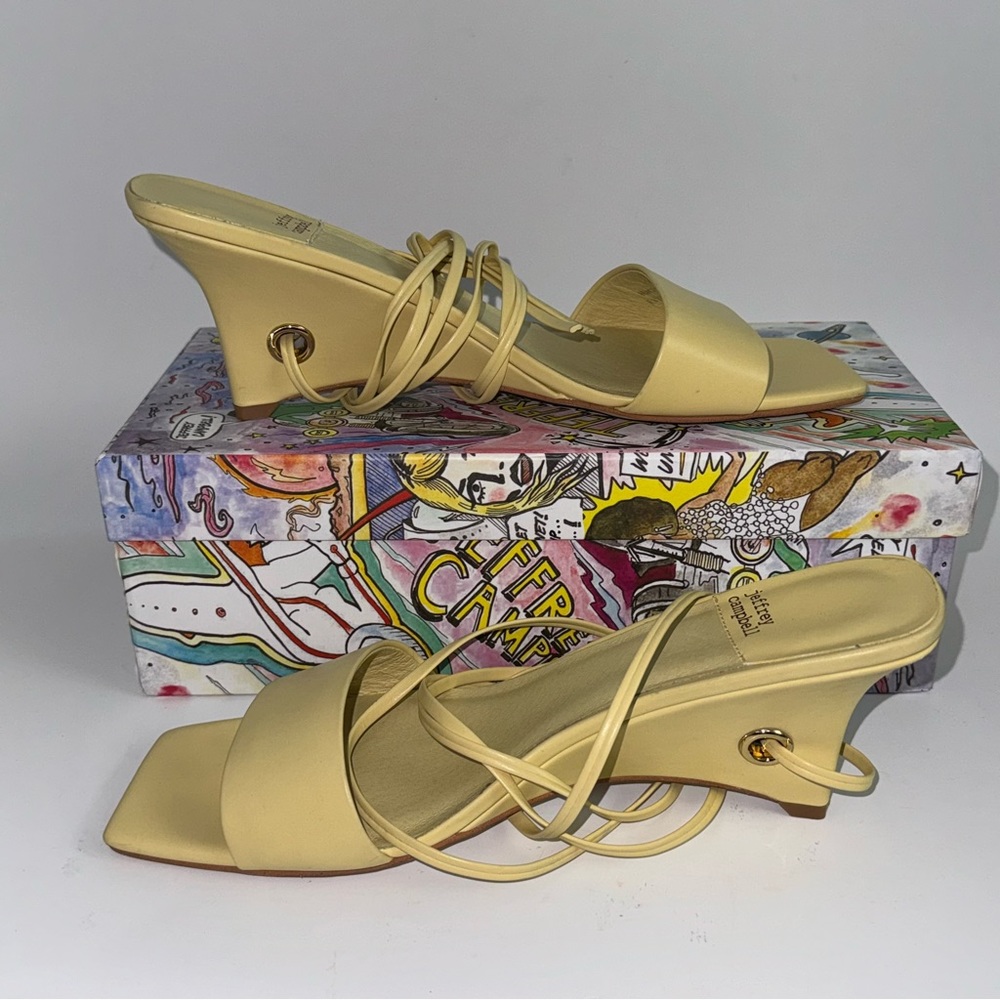 Jeffrey Campbell Yellow Wedges